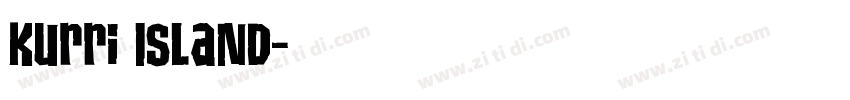 Kurri Island字体转换